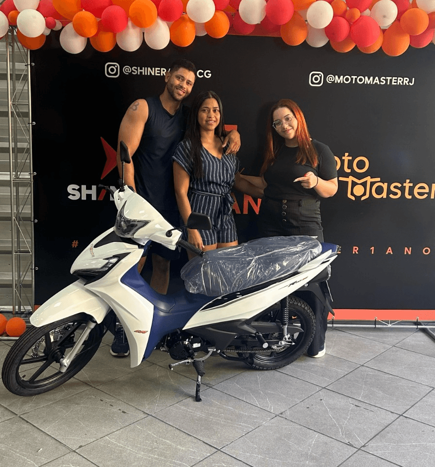 Cliente ancora shineray contemplado