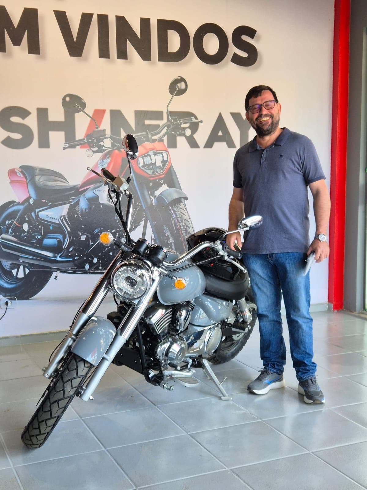 Cliente ancora shineray contemplado